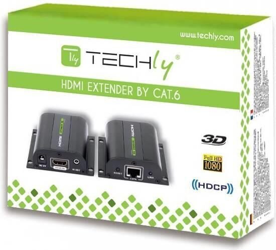 HDMI laiendus Techly Full HD 1080p kuni 60m Cat6/6a/7 IR-ga цена и информация | USB jagajad, adapterid | kaup24.ee