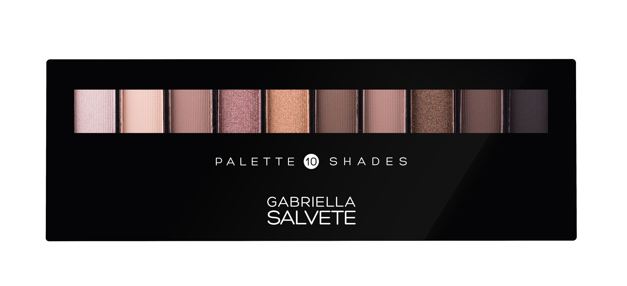 Gabriella Salvete Palette 10 Shades lauvärvipalett 12 g, 01 Rose цена и информация | Ripsmetušid, lauvärvid, silmapliiatsid, seerumid | kaup24.ee