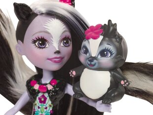 Nukk Enchantimals Sage Skunk lemmikloomaga hind ja info | Tüdrukute mänguasjad | kaup24.ee