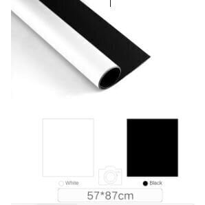 Stuudio taust 60x90cm - valge ja must hind ja info | Fotovalgustuse seadmed | kaup24.ee