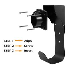 Держатель кабеля электромобиля Тип 1 цена и информация | Зарядные станции для электромобилей | kaup24.ee