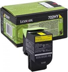 Lexmark 70C2HY0 702HY Tooner Y - hind ja info | Tindiprinteri kassetid | kaup24.ee