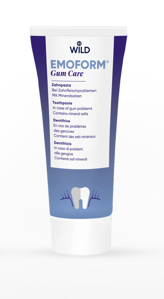 Õrn hambapasta igemetele, mineraalsooladega Dr. Wild Gum Care, 75ml hind ja info | Suuhügieen | kaup24.ee
