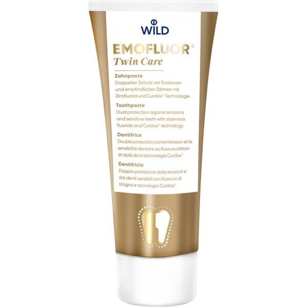 Hambapasta tundlikele hammastele Dr. Wild Twin Care, 75ml hind ja info | Suuhügieen | kaup24.ee