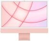 Apple iMac 24” M1 8/512GB Pink SWE MGPN3KS/A hind ja info | Lauaarvutid | kaup24.ee