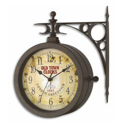 Настенные часы и термометр NOSTALGIE OLD TOWN CLOCK® 60.3011 цена и информация | Часы | kaup24.ee