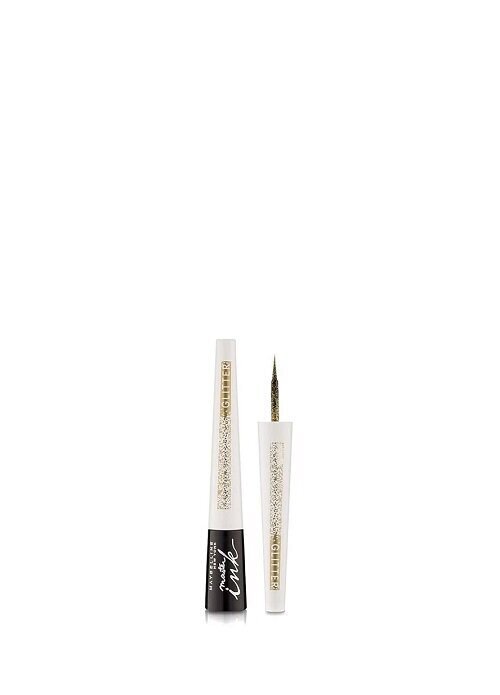 Maybelline Eyeliner Master Ink Glitter Black Gold, silmalainer. hind ja info | Ripsmetušid, lauvärvid, silmapliiatsid, seerumid | kaup24.ee