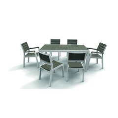 Садовый стол Harmony белый/светло-серый цена и информация | Садовые столы, столики | kaup24.ee