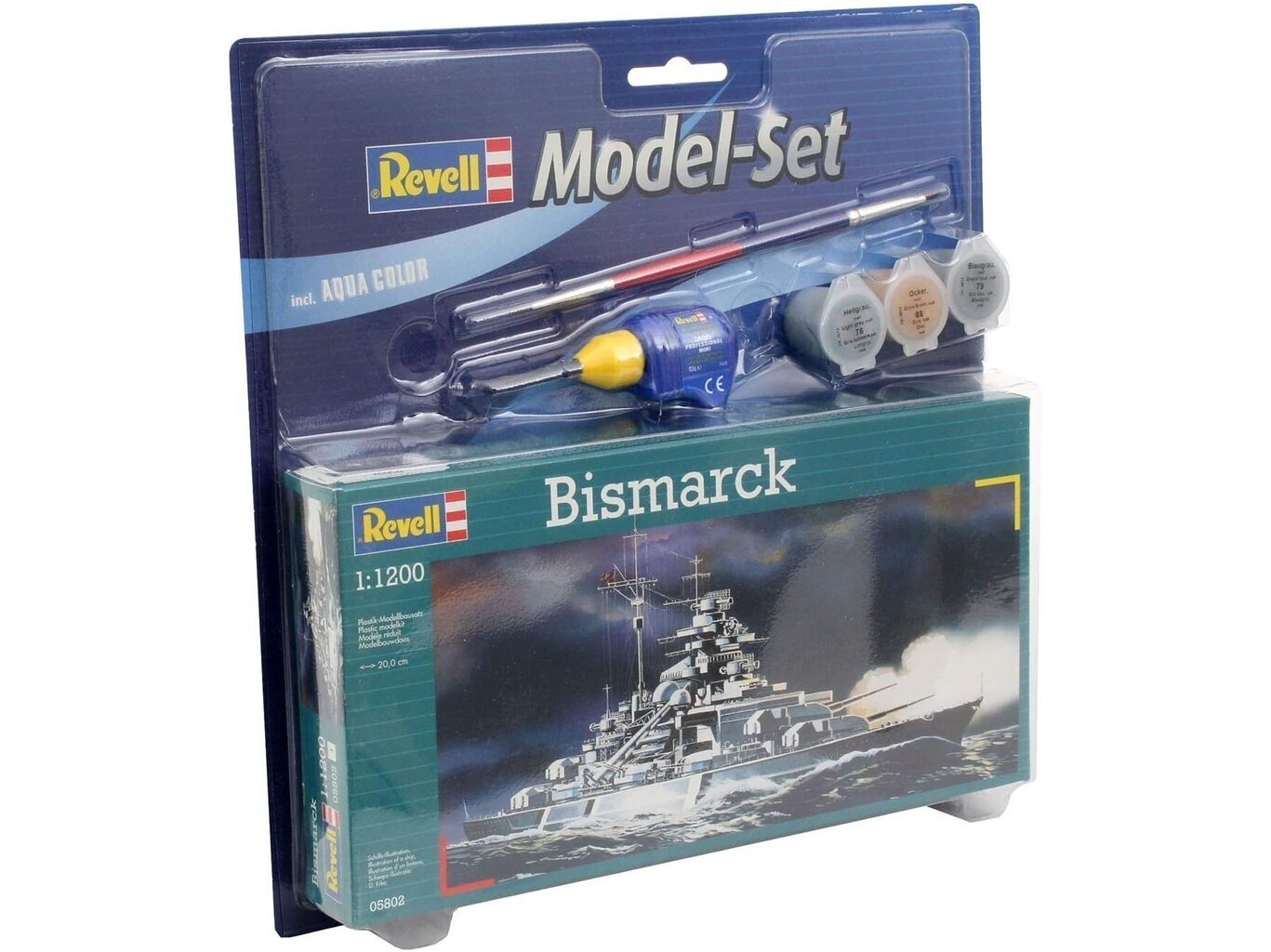 Revell - Bismarck подарочный набор, 1/1200, 65802 цена | kaup24.ee