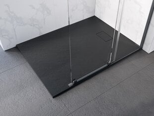 Душевой поддон Besco Vexo Black, 90x120,130,140,150,160,170,180 см цена и информация | Стойки для душа | kaup24.ee