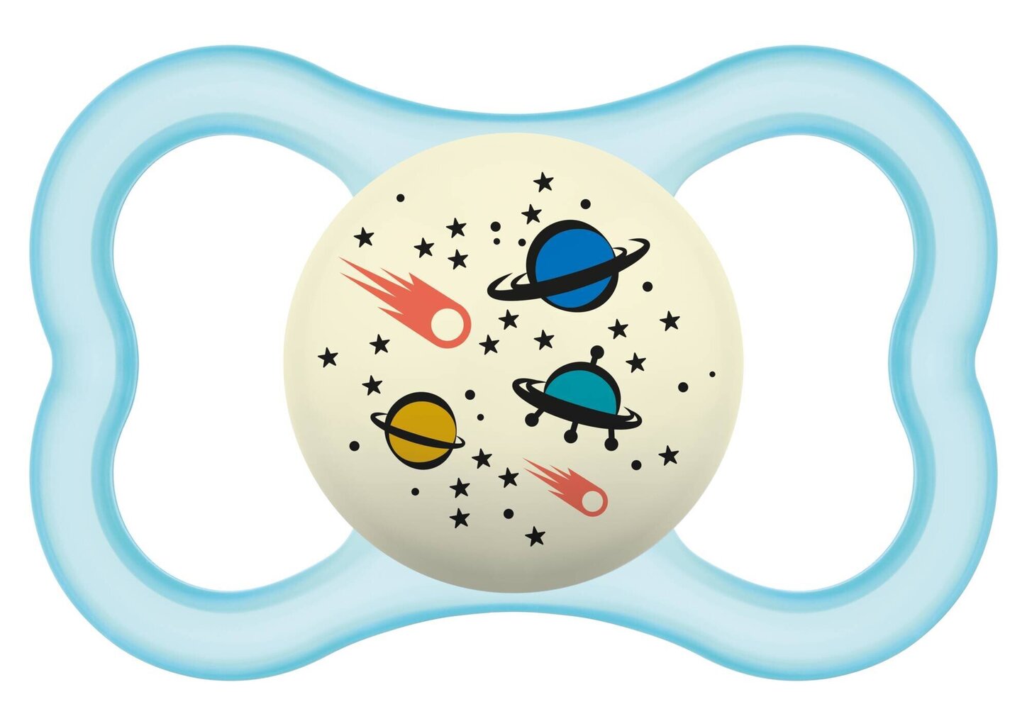 Öine silikoonist lutt MAM Supreme 6-16 kuud, Blue hind ja info | Lutid | kaup24.ee