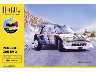 Heller - Peugeot 205 EV2 Starter Set, 1/24, 56716 цена и информация | Конструкторы и кубики | kaup24.ee