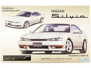 Fujimi - Nissan S14 Silvia K`s Aero `96/Autech Version w/Window Frame Masking, 1/24, 03927 hind ja info | Klotsid ja konstruktorid | kaup24.ee