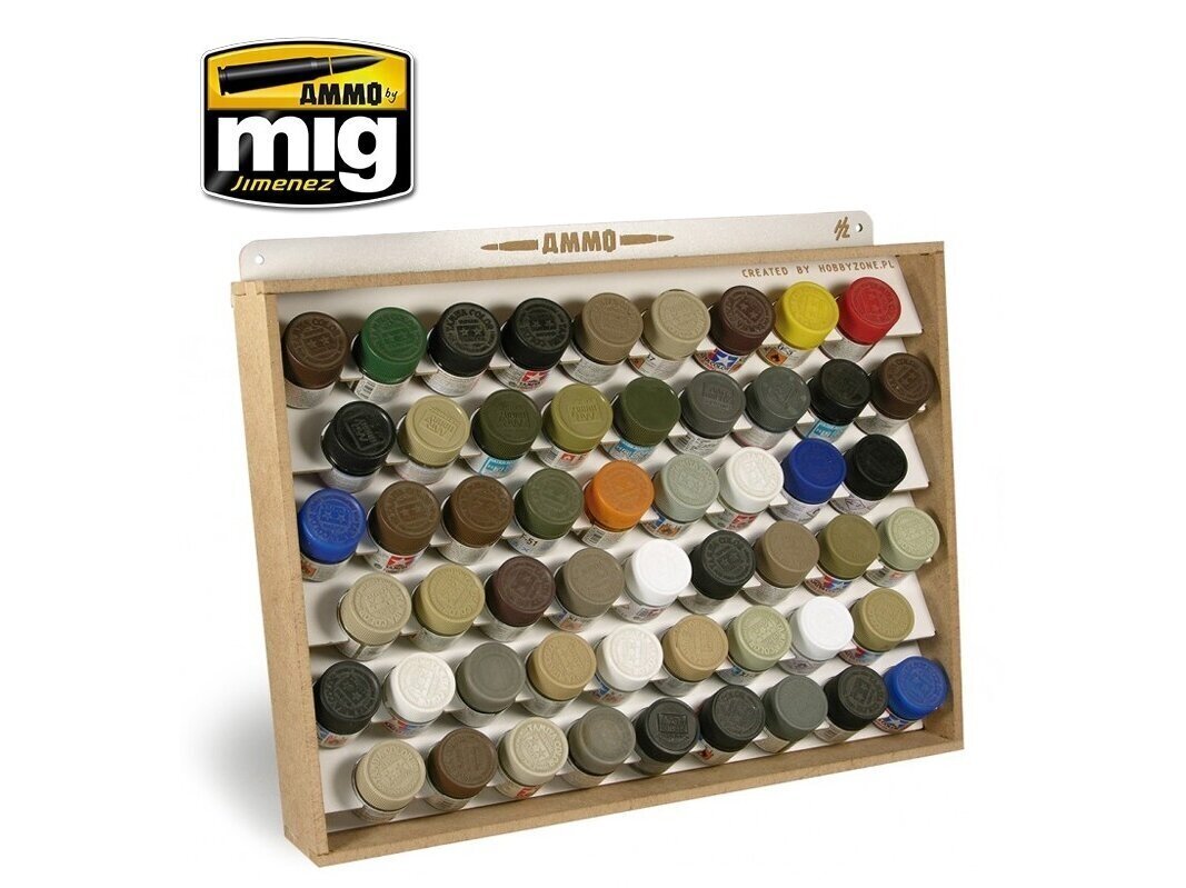 AMMO MIG - TAMIYA/MR COLOR AMMO STORAGE SYSTEM, 8014 hind ja info | Kunstitarbed, voolimise tarvikud | kaup24.ee