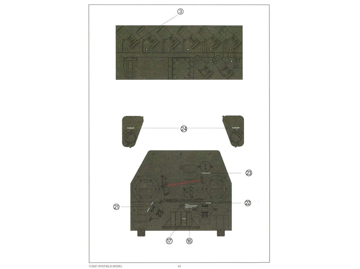 Rye Field Model - Leopard 2A6 Main Battle Tank, 1/35, RFM-5065 цена и информация | Klotsid ja konstruktorid | kaup24.ee