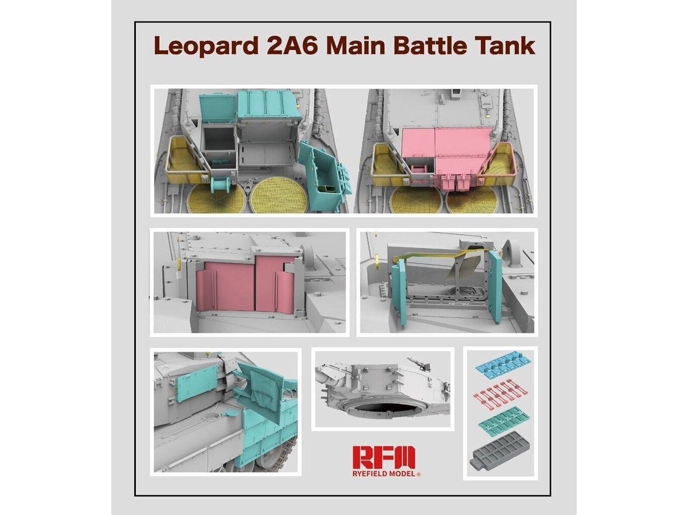 Rye Field Model - Leopard 2A6 Main Battle Tank, 1/35, RFM-5065 цена и информация | Klotsid ja konstruktorid | kaup24.ee