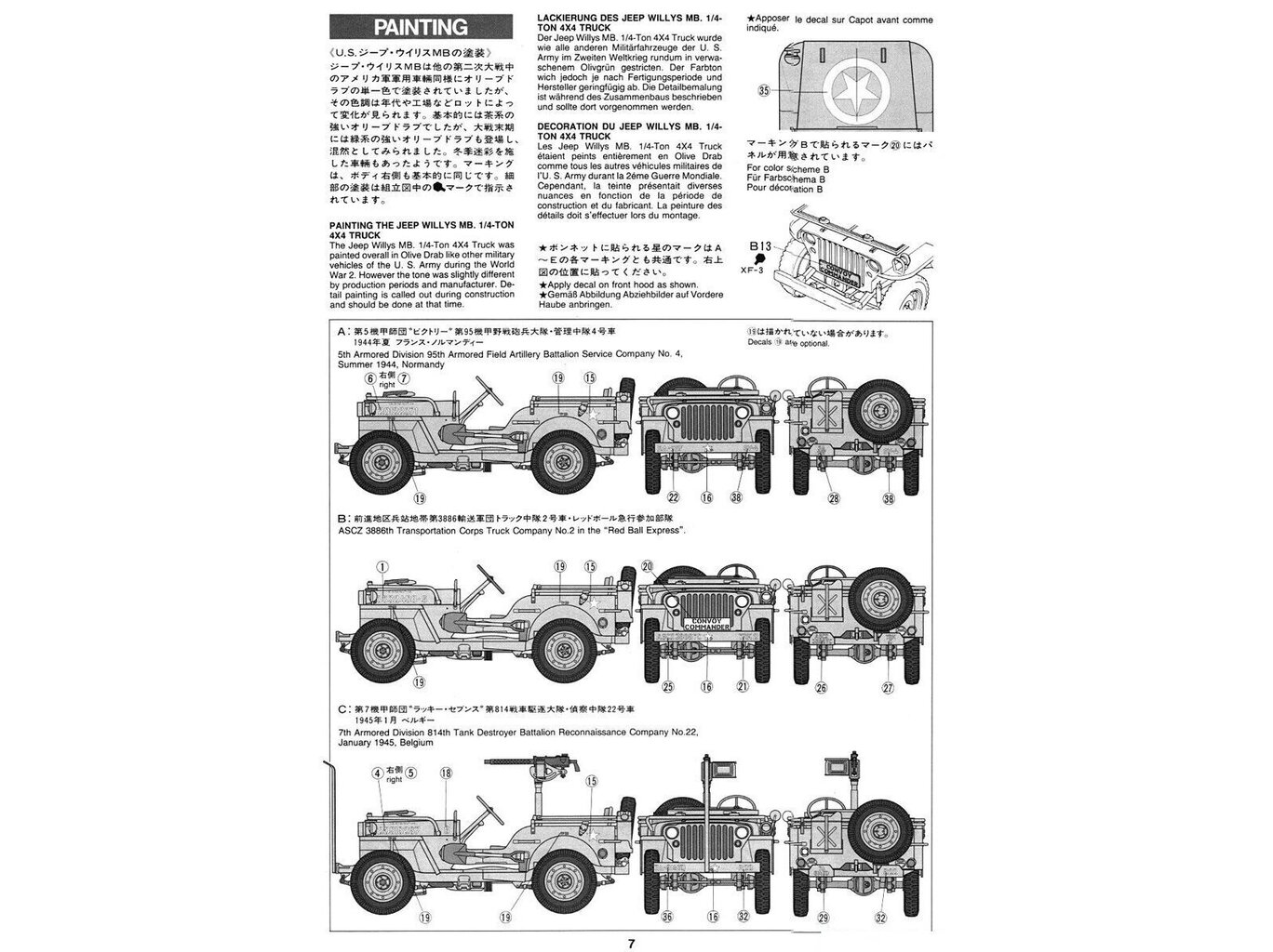 Tamiya - Jeep Willys MB, 1/35, 35219 hind ja info | Klotsid ja konstruktorid | kaup24.ee