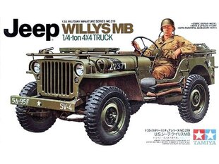 Tamiya - Jeep Willys MB, 1/35, 35219 hind ja info | Klotsid ja konstruktorid | kaup24.ee