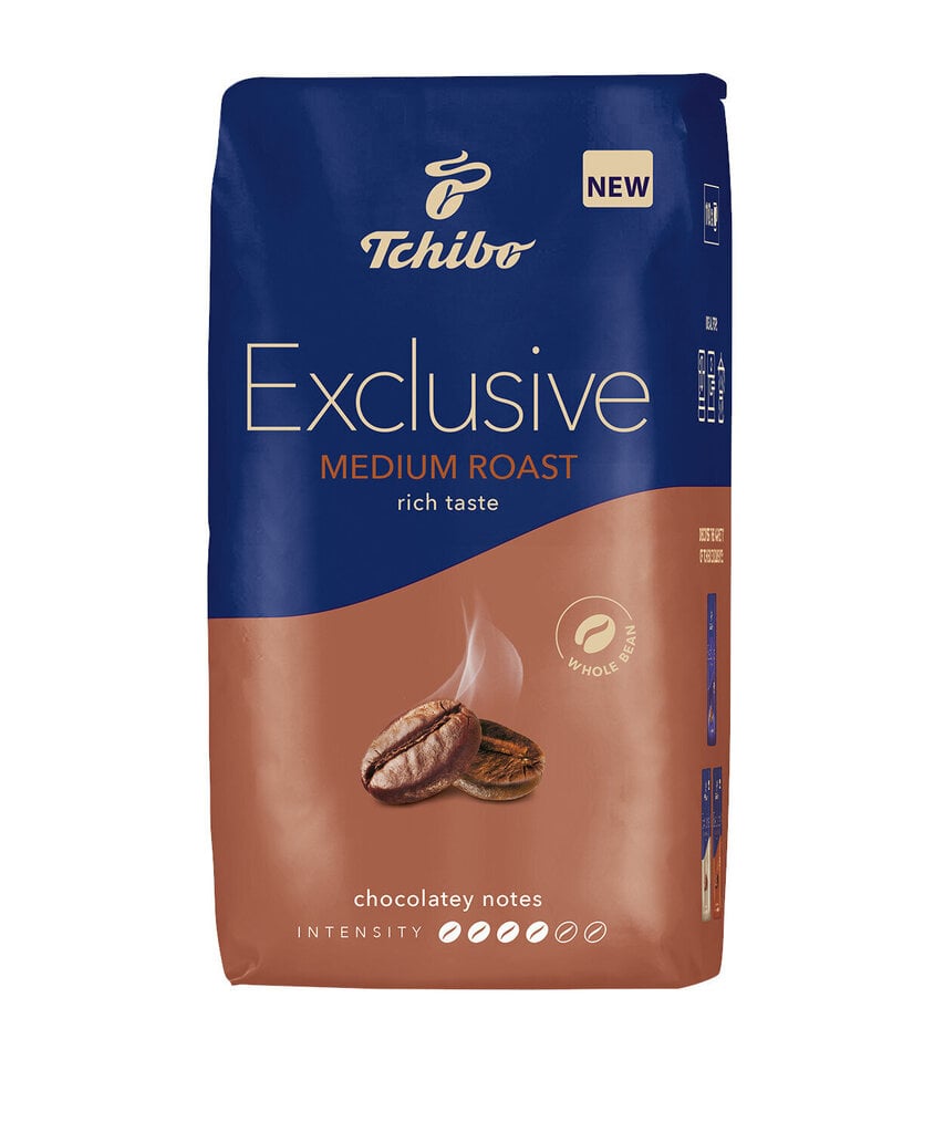 Kohvioad Tchibo Exclusive medium roast, 1 kg цена и информация | Kohv, kakao | kaup24.ee