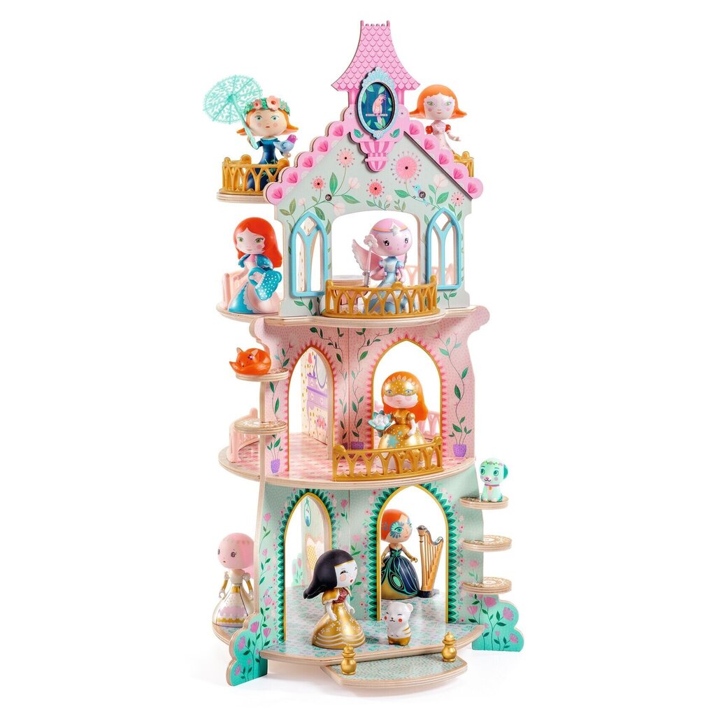 Puidust rollimäng Printsessi torn, Djeco Arty Toys, DJ06787 hind ja info | Tüdrukute mänguasjad | kaup24.ee
