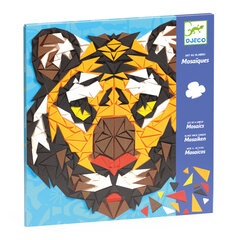 Loominguline komplekt - Mosaiigid - Tiiger ja gorilla, DJECO DJ08887 hind ja info | Arendavad mänguasjad | kaup24.ee