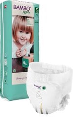 Püksmähkmed Bambo Nature, suurus 5, 12-18 kg 38 tk/pakk цена и информация | Подгузники | kaup24.ee