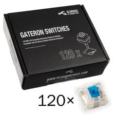 Mehaanilised klaviatuurilülitid Glorious PC Gaming Race Gateron Blue Switches x 120 цена и информация | Клавиатуры | kaup24.ee