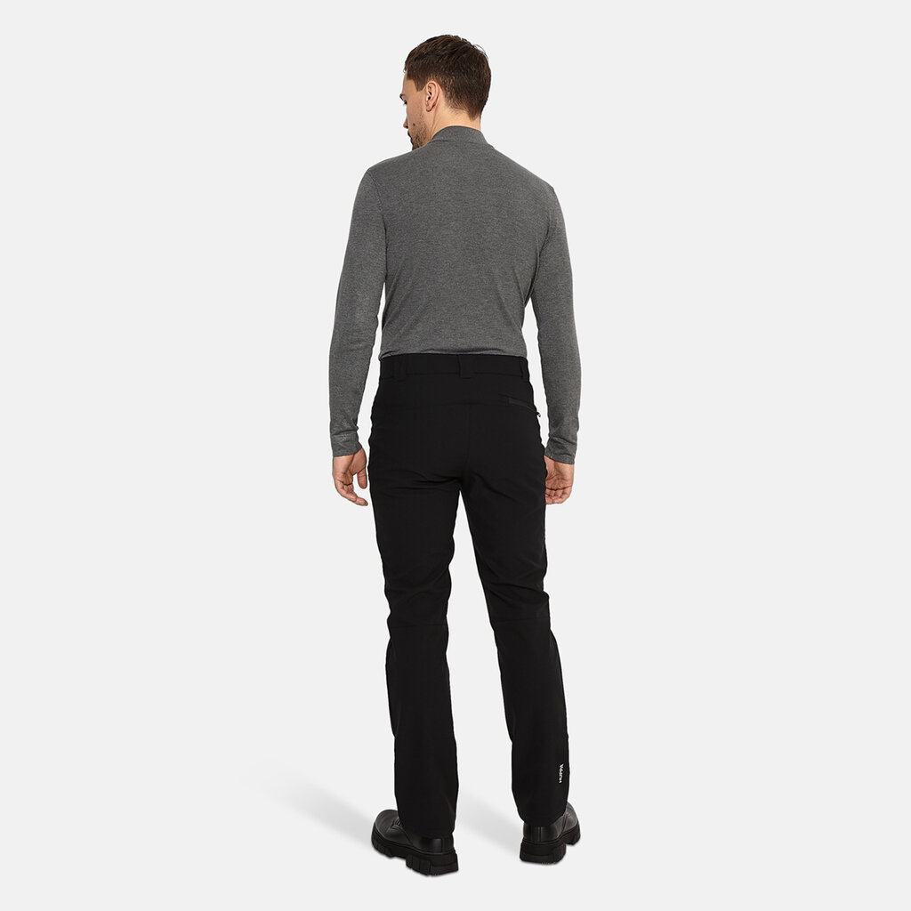 Huppa meeste softshell püksid AIBO, must hind ja info | Meeste püksid | kaup24.ee