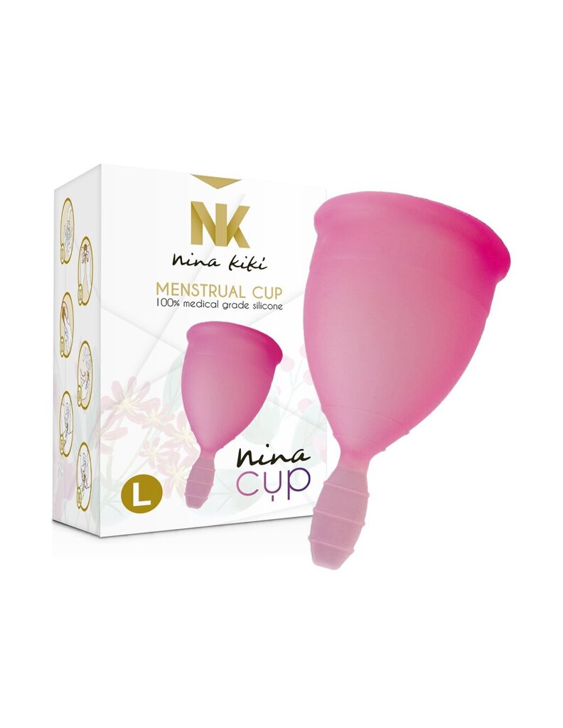 NINA CUP MENSTRUAL CUP SIZE PINK L цена | kaup24.ee