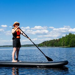 SUP-доска FitNord Aqua Pro 330, черная цена и информация | SUP доски, водные лыжи, водные аттракционы | kaup24.ee