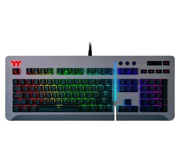 Klaviatuur Thermaltake Level 20 RGB Titanium Cherry MX hind ja info | Klaviatuurid | kaup24.ee