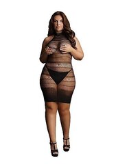 Le Desir seksikas kleit High Lace Neck Net Mini Dress цена и информация | Сексуальное женское белье | kaup24.ee