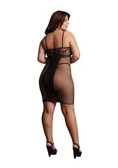 Le Desir Сексуальное платье Knee-Length Lace and Fishnet Dress цена и информация | Сексуальное женское белье | kaup24.ee