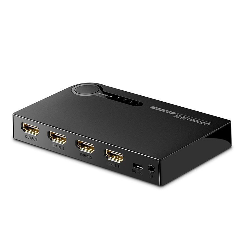 Lüliti Ugreen HDMI - 3x HDMI, 3D, 4K, 7,5 Gbps, 36 bit цена и информация | Lülitid (Switch) | kaup24.ee