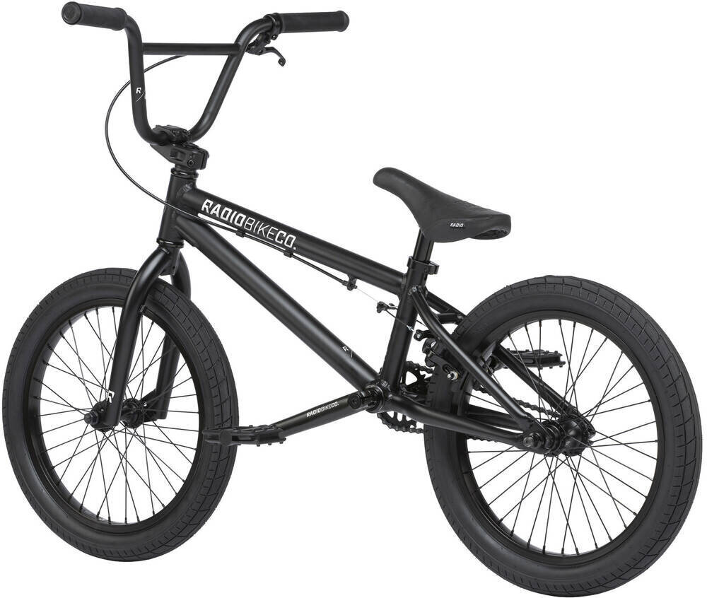 BMX Freestyle jalgarats Radio Dice 18 "2021, Matt Black hind ja info | Jalgrattad | kaup24.ee