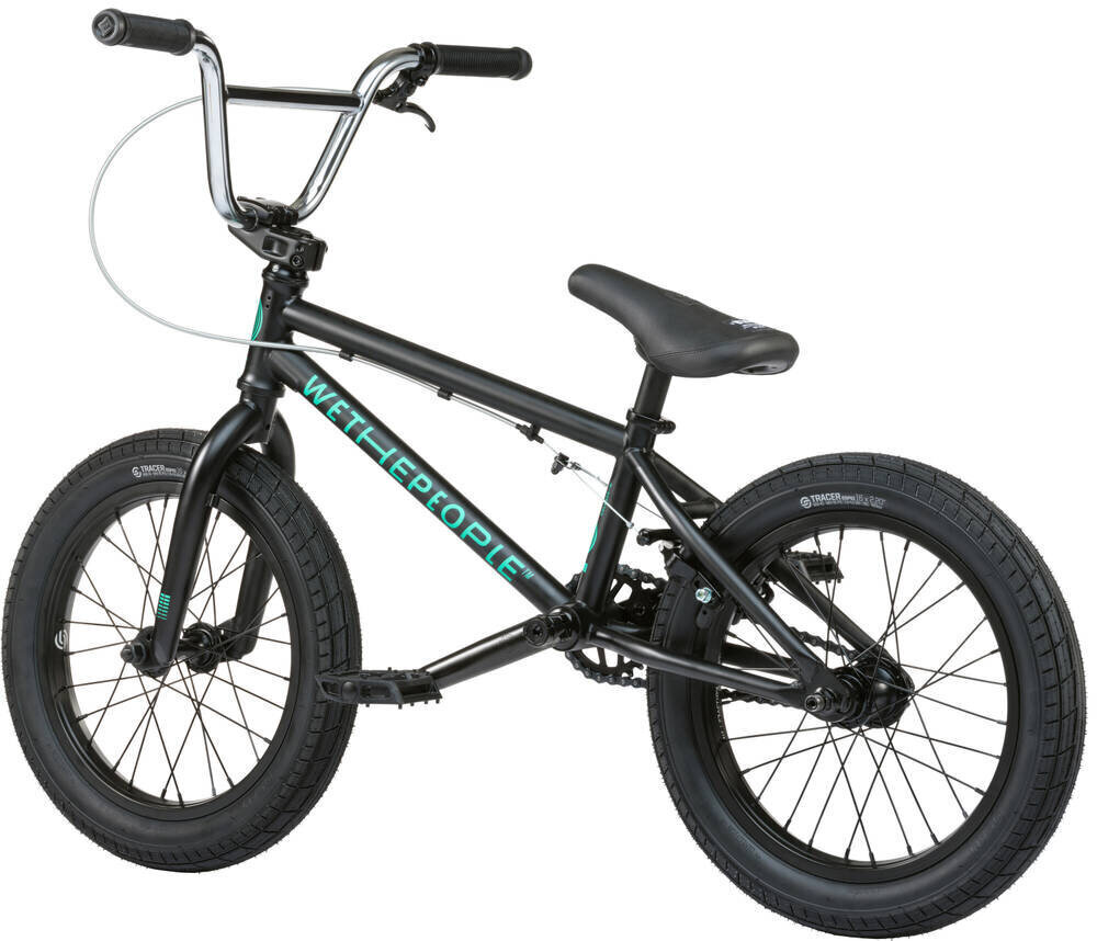 BMX Freestyle laste jalgratas Wethepeople Seed 16 "2021, Matt Black hind ja info | Jalgrattad | kaup24.ee