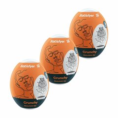Набор мастурбаторов Satisfyer Egg Crunchy 3 шт. цена и информация | Секс игрушки, мастурбаторы | kaup24.ee