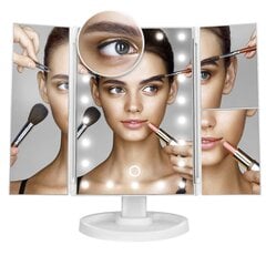 Kosmeetiline peegel Led valgustusega hind ja info | Vannitoa sisustuselemendid ja aksessuaarid | kaup24.ee