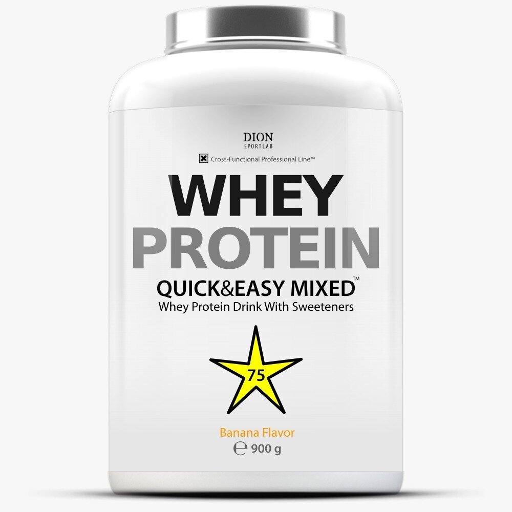 Dion Sportlab Whey Protein - Banaani, 900 g цена и информация | Proteiin | kaup24.ee