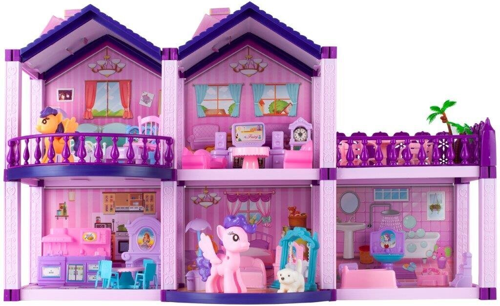 Nukumaja mööbli ja ponidega hind ja info | Tüdrukute mänguasjad | kaup24.ee