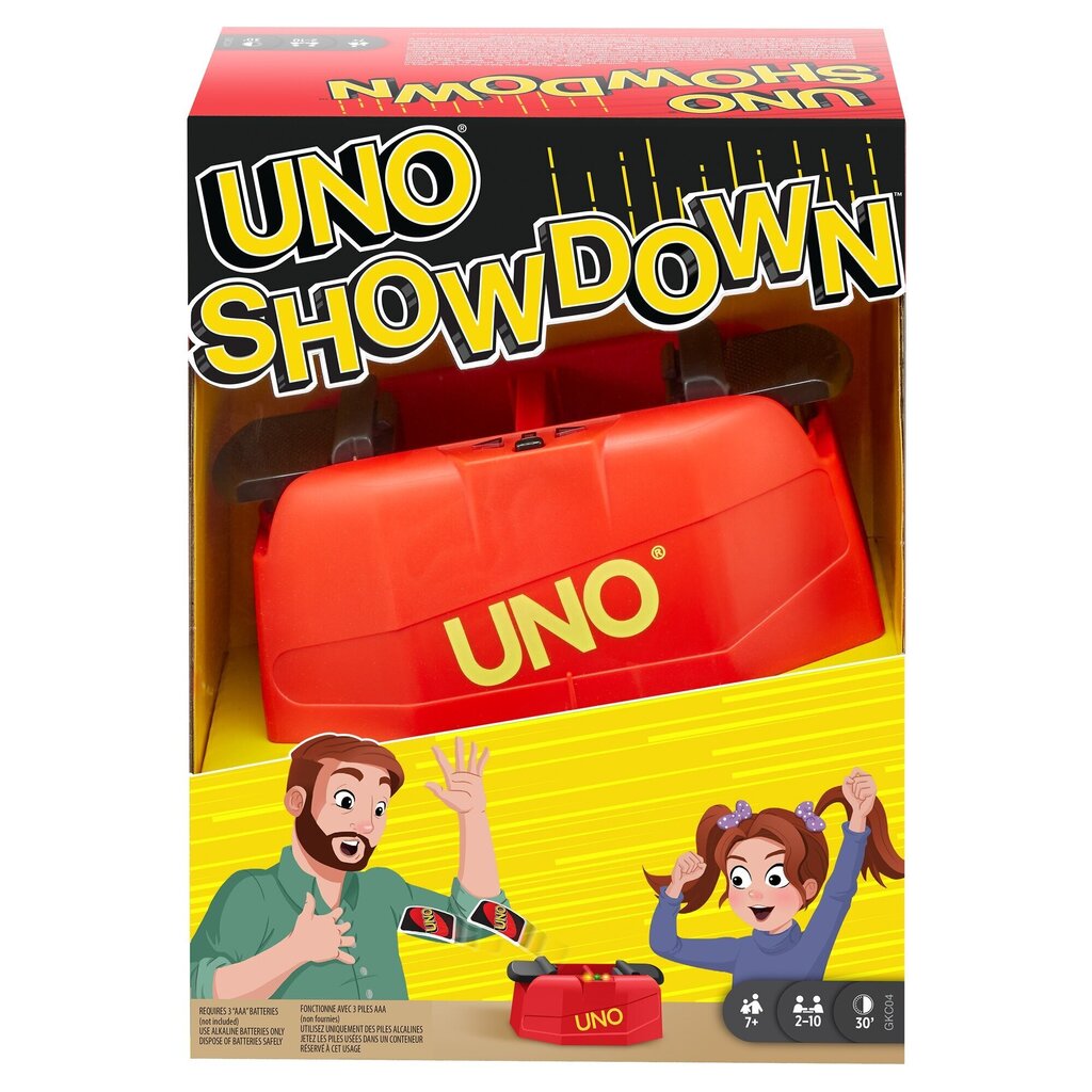 UNO® Showdown® kaardimäng GKC04 цена и информация | Lauamängud ja mõistatused | kaup24.ee