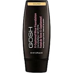 Vedel meigipõhi X-Ceptional Wear Gosh Copenhagen 35 ml: Värvus - 18-sunny 35 hind ja info | Jumestuskreemid, puudrid | kaup24.ee