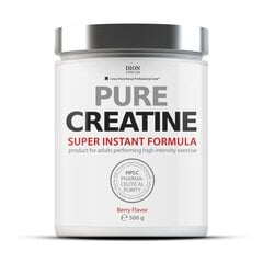 DION SPORTLAB Pure Creatine Monohydrate - Marjad 500g hind ja info | Kreatiin | kaup24.ee