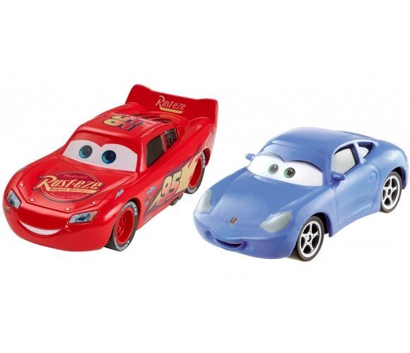 2 automudeli komplekt Cars 1:55 hind ja info | Poiste mänguasjad | kaup24.ee