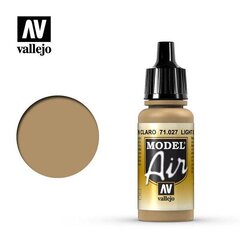 Акриловая краска Model Air Vallejo,Light Brown 71027, 17 мл цена и информация | Принадлежности для рисования, лепки | kaup24.ee