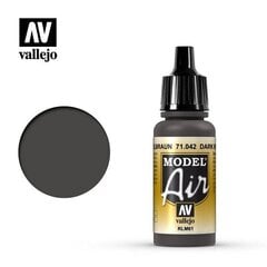 Акриловая краска Model Air Vallejo,Dark Brown RLM61 71042, 17 мл цена и информация | Принадлежности для рисования, лепки | kaup24.ee