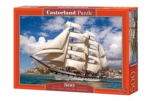 Пазл Castorland Tall Ship Leaving Harbour, 500 дет. цена и информация | Пазлы | kaup24.ee