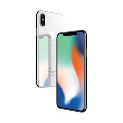 iPhone X 64GB Silver (kasutatud, seisukord A) цена и информация | Мобильные телефоны | kaup24.ee