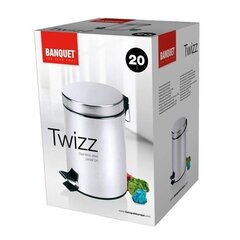 BANQUET мусорник 20л TWIZZ цена и информация | Мусорные баки | kaup24.ee