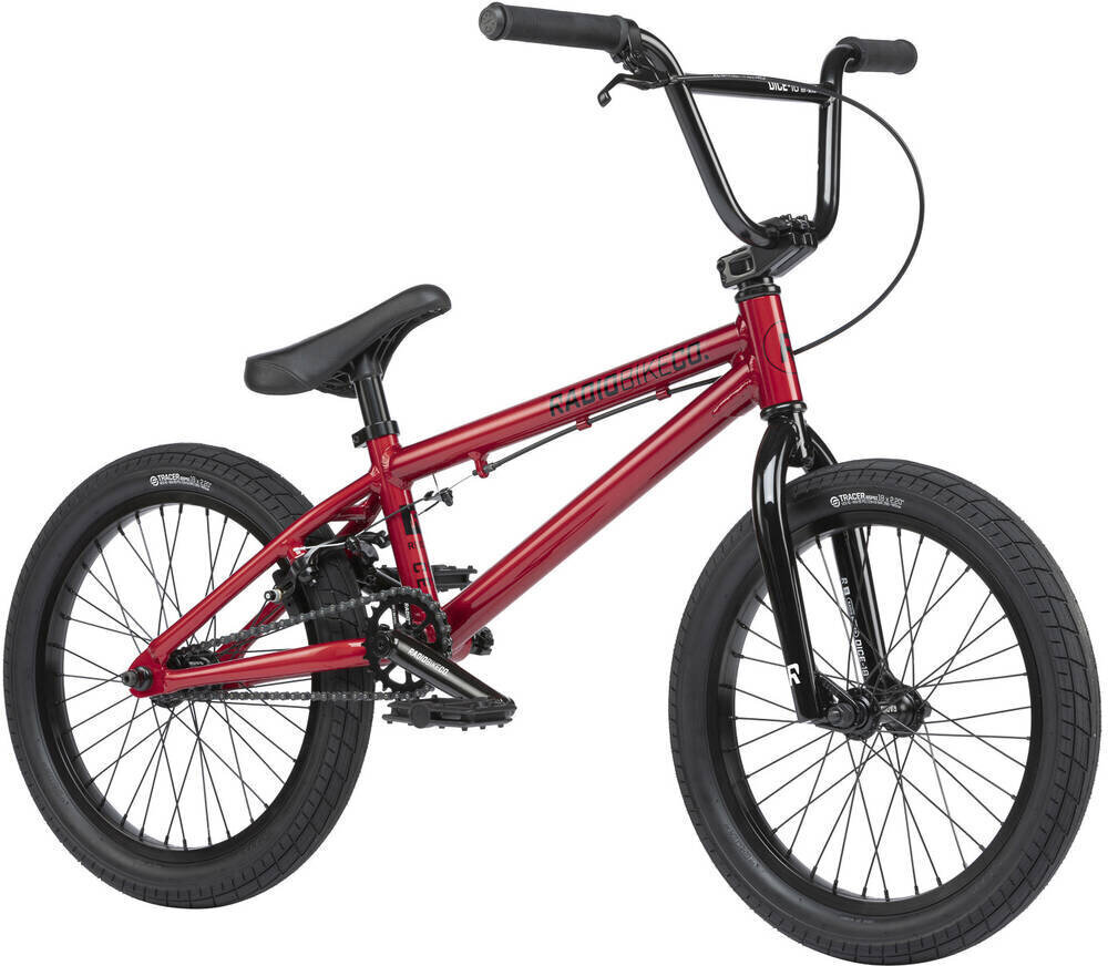 BMX Freestyle jalgarats Radio Dice 18 "2021, Candy Red hind ja info | Jalgrattad | kaup24.ee